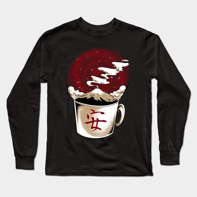 Japanese Coffee Long Sleeve T-Shirt by Anime Gadgets